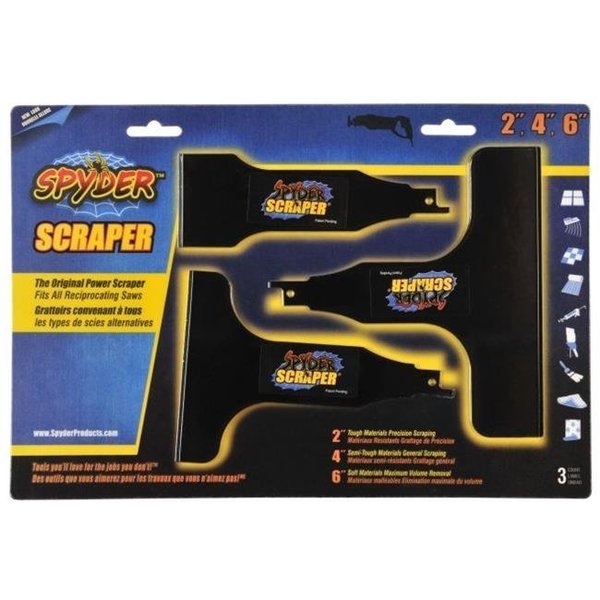 Spyder Products Spyder Products 00134 3 Count Scraper Blade Assortment Pack 134